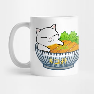 Chubby Cat Katsudon Mug